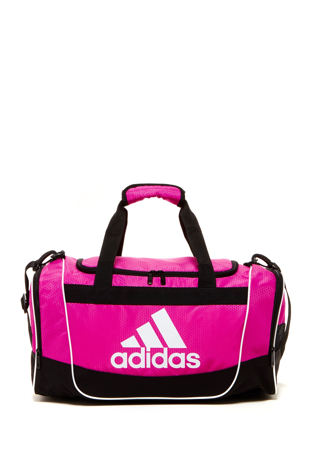 adidas pink duffle